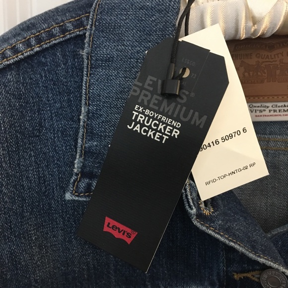 Drop Levis Exboyfriend Trucker Jacket 